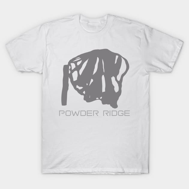 Powder Ridge Resort 3D T-Shirt by Mapsynergy